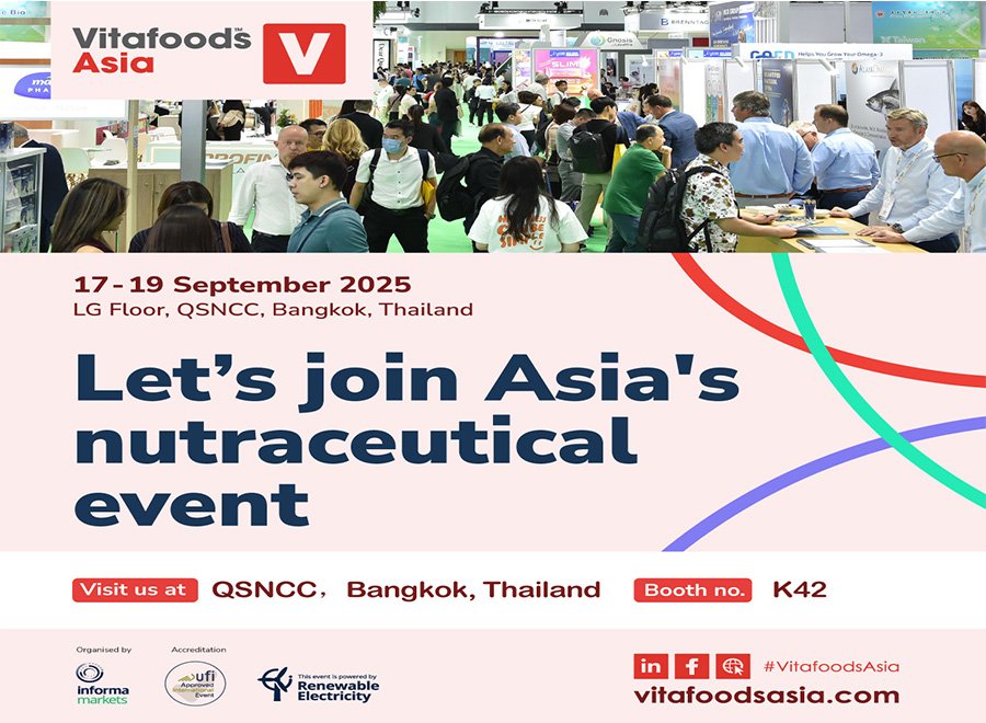 Meet us at Vitafoods Asia 2025!